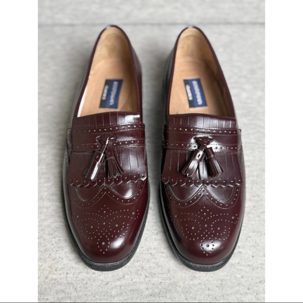 Bostonian Men's Burgundy Tassel Loafers